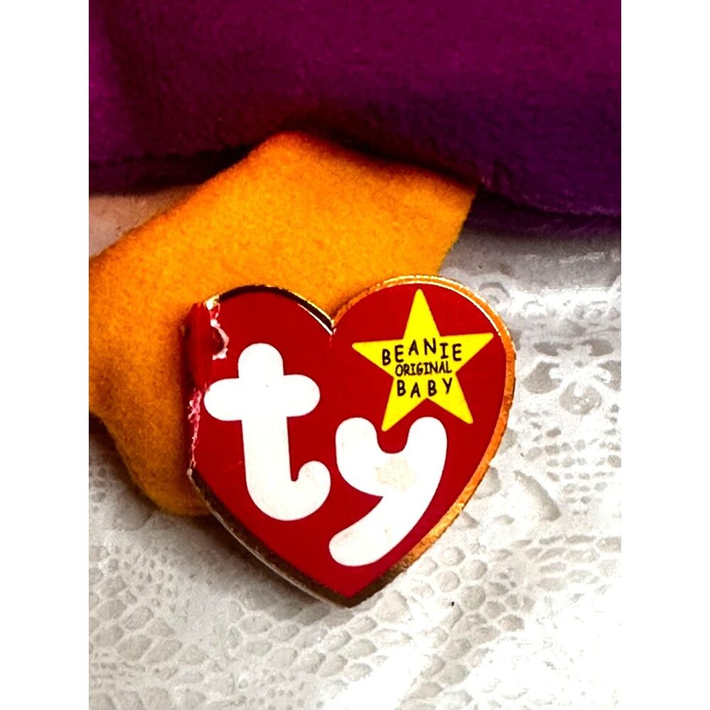 Ty Beanie Baby Patti The Platypus Fuchsia Plush Collectible Hang Tag 4025 - Picture 4 of 5